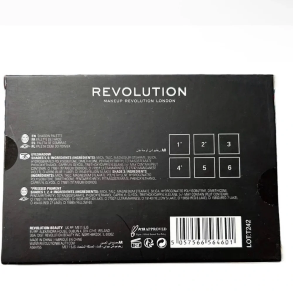 Makeup‎ Revolution - Power Shadow Palette - Boujee AF!